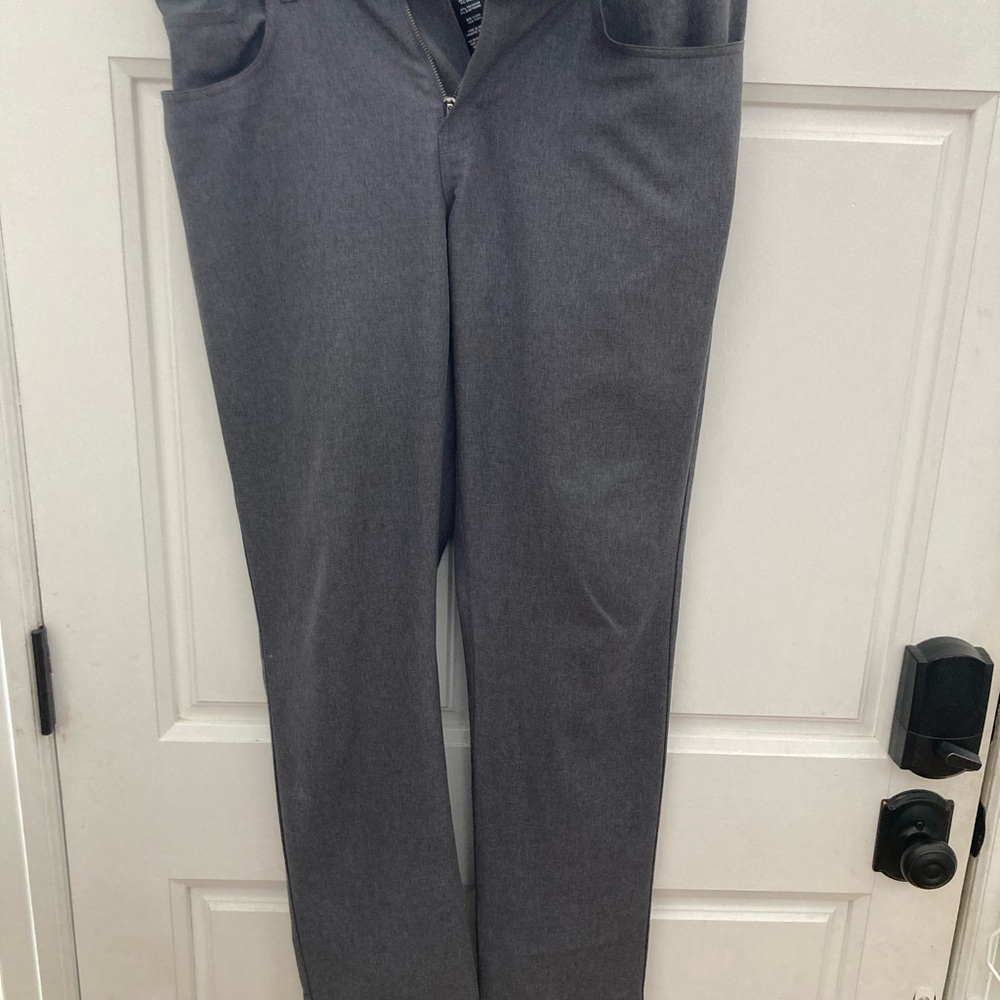 Travis Mathew Charcoal / Gray Men's Dress Pants - 33x32